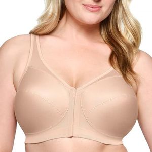 Glamorise vrouwen MagicLift Front Close houding rugsteun Bra #1265