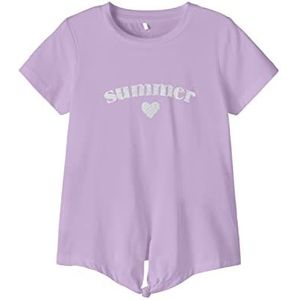 Bestseller A/S Baby-meisje NMFJOMA SS TOP T-shirt, Orchid Bloom, 86, Orchid Bloom, 86 cm