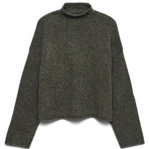 VERO MODA Vmmirla Ls Highneck Pullover, grape leaf, XS