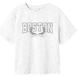 Name It - T-shirt - Cloud Dancer - Kinderen - Normale Pasvorm - Korte Mouwen