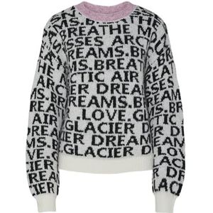 Pcjules - Gebreide Trui - Ronde Hals - Lange Mouwen - Soepelvallende Pasvorm