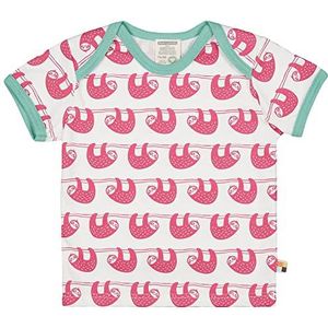 loud + proud Meisjes Allover Print Organic Cotton T-Shirt, roze (Azalea Aza), 62/68 cm