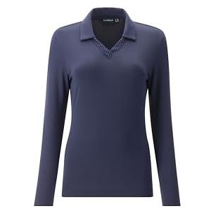 Chervò Annamaria poloshirt voor dames, blauw/marineblauw, S