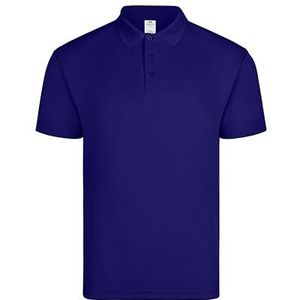 Mukua PS160U Bogan Uniseks poloshirt, korte mouwen, koningsblauw, maat S, Royal Blauw, S