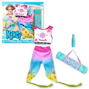 Nancy - Een dag van yoga, poppenkleding met accessoires en kleding, top, leggings en sportaccessoires, mat en fles, voor jongens en meisjes vanaf 3 jaar, beroemd (NAC28000)