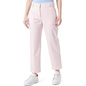 Tommy Hilfiger Slim Straight Co Chino voor dames, Whimsy Roze, 60