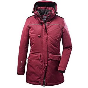Killtec - Ostfold WMN PRK B - Functionele Parka - Wijnrood - Voor Hondenbezitters