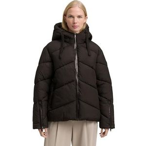 TOM TAILOR - Gewatteerde Jas - Zwart - Waterafstotend