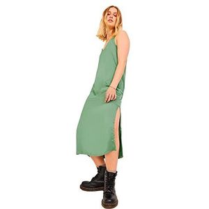 JACK & JONES Jxcleo satijnen jurk voor dames, Loden Frost/Aop: Aop, S