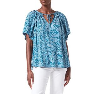 s.Oliver Damesblouse met korte mouwen, aquamarijn, 32