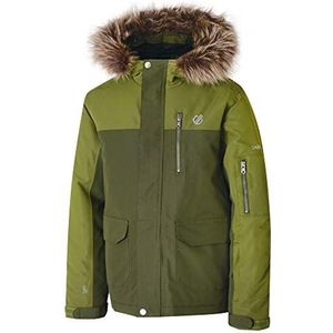 Dare 2b Jongens Furtive Waterproof & Ademend Hoge Loft Geïsoleerde Parka Stijl Ski & Snowboard Jas Met Verwijderbare Faux Bont Trim en Sneeuwrok Waterdicht