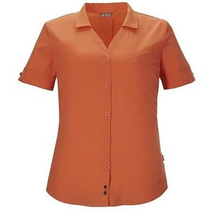 killtec Dames Functionele blouse KOS 35 WMN WVN SHRT, coral, 50, 41273-000