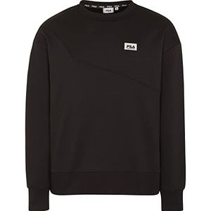 FILA Tricase Boxy Crew Sweat Sweatshirt voor heren, Moonless Night, XL
