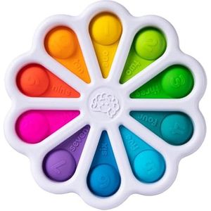 Fat Brain Toys Dimpl Digits, Number Learning Toy for Toddlers, Early Development Toy, Educational Toy, Push and Pop Toy, Sensory Toy for Babies, Colourful Toy for Boys and Girls Aged 2 Years and Older