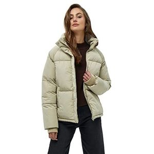 Minus Damen Alexis Kurze Pufferjacke 0012 Pure Cashmere 36