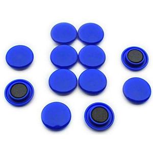 Medium Blue Planning Office-magneten voor koelkast, whiteboard, mededelingspakket van 12 stuks