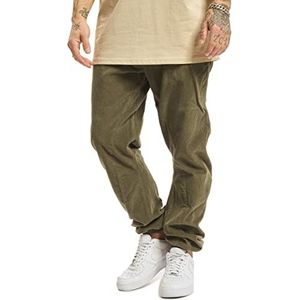 Urban Classics Corduroy Jog Pants broek voor heren, groen (olijf 00176), S