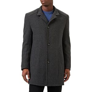 bugatti wollen jas voor heren, donkergrijs, 56 grote maten