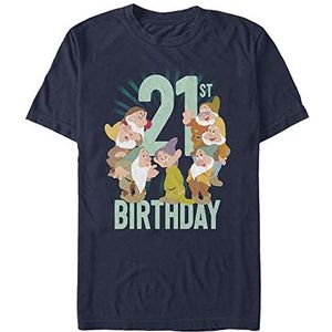 Disney Snow White - Dwarves Twentyfirst Bday Unisex Crew neck T-Shirt Navy blue M