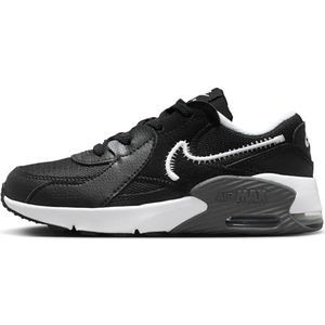 NIKE Air Max Wandelschoen uniseks-kind,Zwart Wit Donkergrijs,34 EU