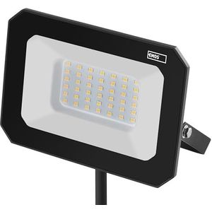 EMOS Ledspot SIMPO 30 W, IP65 waterdichte schijnwerper voor vochtige ruimtes of buiten, superhelder 3000 lm, neutraal wit 4000 K, levensduur 25.000 uur, incl. 20 cm aansluitkabel