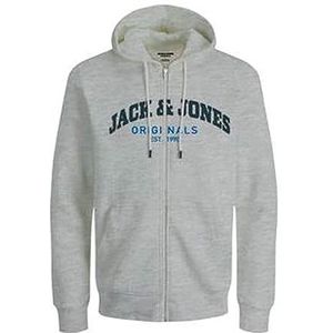 JACK & JONES Sweatjack voor heren, lichtgrijs gem., S