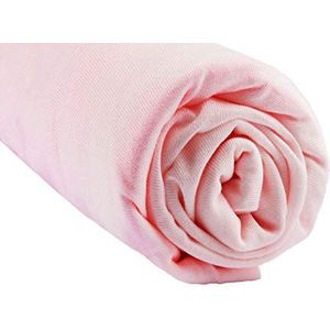 Hoeslaken bamboe voor babybed schaalbaar 90 x 140 5 kleuren verkrijgbaar (roze)