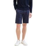 TOM TAILOR Heren bermuda shorts, 32374 - Navy Zig Zag Structuur, 33