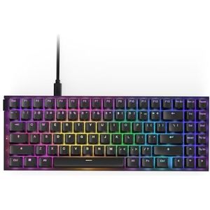 NZXT Function 2 MiniTKL 2024 - Compact Optisch Gaming Toetsenbord - 8K Polling Rate - Optische Lineaire Schakelaars - Verstelbare Actuation - Double Shot PBT Keycaps -RGB- Hot Swap - Zwart US (QWERTY)