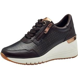 Marco Tozzi Laced 2-23715-43 Sneakers voor dames, Mocca Comb, 42 EU, Mocca Kam, 42 EU