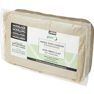 Pebeo 766302 Gedeo klei zonder inbranden, 1, 5 kg blok, wit