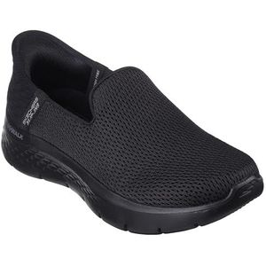 Skechers Ga Flex lopen Slipper dames, Zwart Textiel Trim, 43 EU