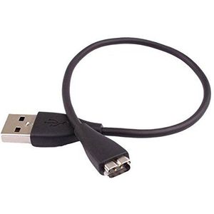 System-S Super korte USB-kabel oplaadkabel oplader voor Fitbit Charge HR 18 cm