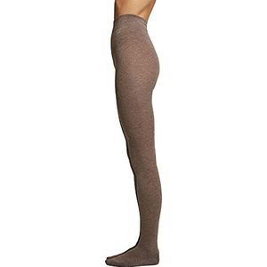 ESPRIT Dames Panty Plain W TI Katoen Wol Eenkleurig 1 Stuk, Bruin (Dark Brown 5450), 44-46