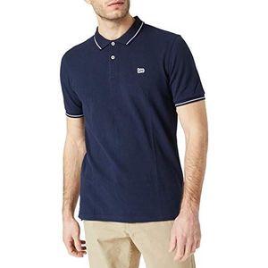 Lee mens Pique Polo Shirt, Navy, S