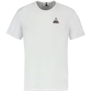Le Coq Sportif ESS Tee SS N°4 M New Optical White T-Shirt Unisex XXL, Nieuw optisch wit, XXL