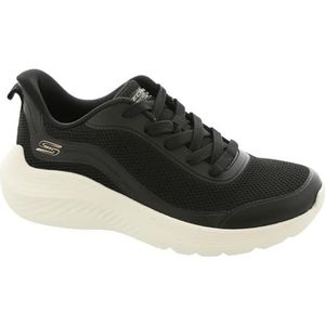 Skechers Bobs Squad Waves-Still Wading Damessneaker, Zwart/Wit, 39 EU