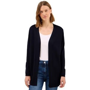 Cecil Open gebreide jas voor dames, Urban Dark Blue, L
