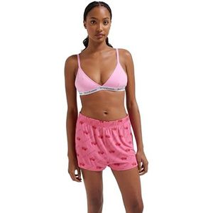 Juicy Couture Katoenen driehoekige beha, Begonia Pink, M