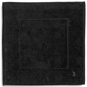 möve Superwuschel badmat 60 x 60 cm gemaakt van 100% katoen, zwart