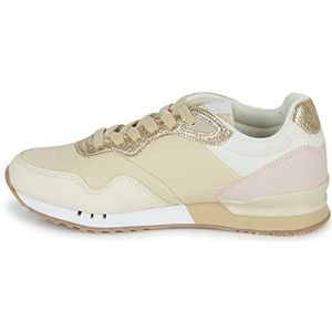 Pepe Jeans London Albal W Sneaker voor dames, Geel Goud, 4 UK