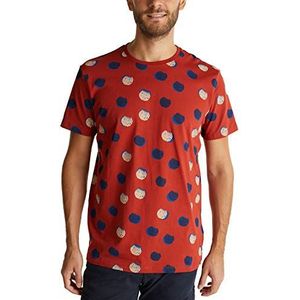 ESPRIT heren t-shirt 070ee2k320, 805/terracotta., S