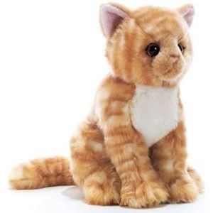 Plush – 15863 – pluche kat Fawn Tiger – slapend – 26 cm