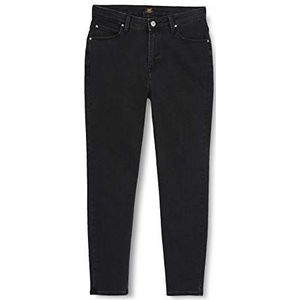 Lee Scarlett High Jeans voor dames, Washed Black, 38W x 33L