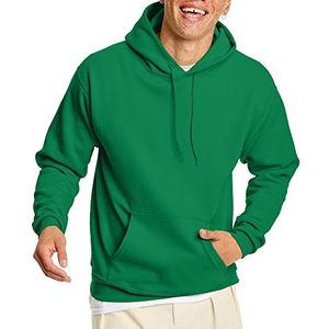 Hanes Heren Trui EcoSmart Hooded Sweatshirt, Kelly Groen, S