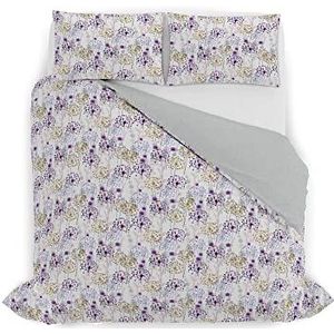 Italian Bed Linen "" Aquarel"" Dekbedovertrek Set, WT10, Tweepersoons