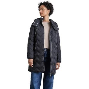 STREET ONE Dames A201973 gewatteerde jas, gravity blue, 34, Gravity Blue, 34 EU