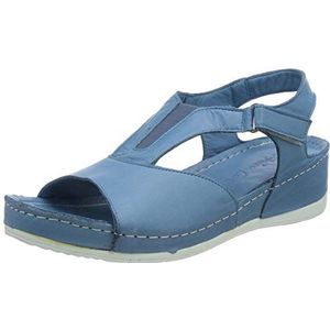 Andrea Conti Dames 0027821 sandaal, Blauw Gecombineerd, 36 EU