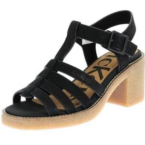 KICKERS - Kick Volyne - Leren Sandalen - Zwart - Leer