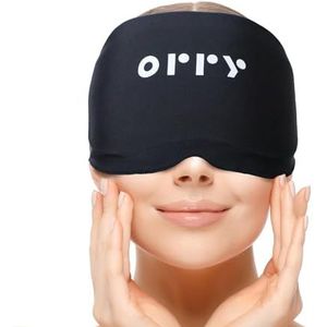 ORRY Oog-, voorhoofdmasker - Draagbaar gelpakket - Warmte- en koudetherapie